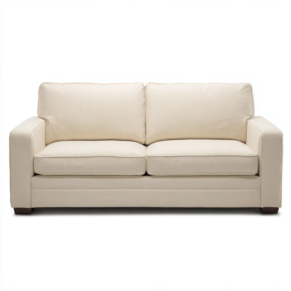 Canapé 2 places tissu 172x84x86 cm - beige - pour salon - design moderne-Interiorvo