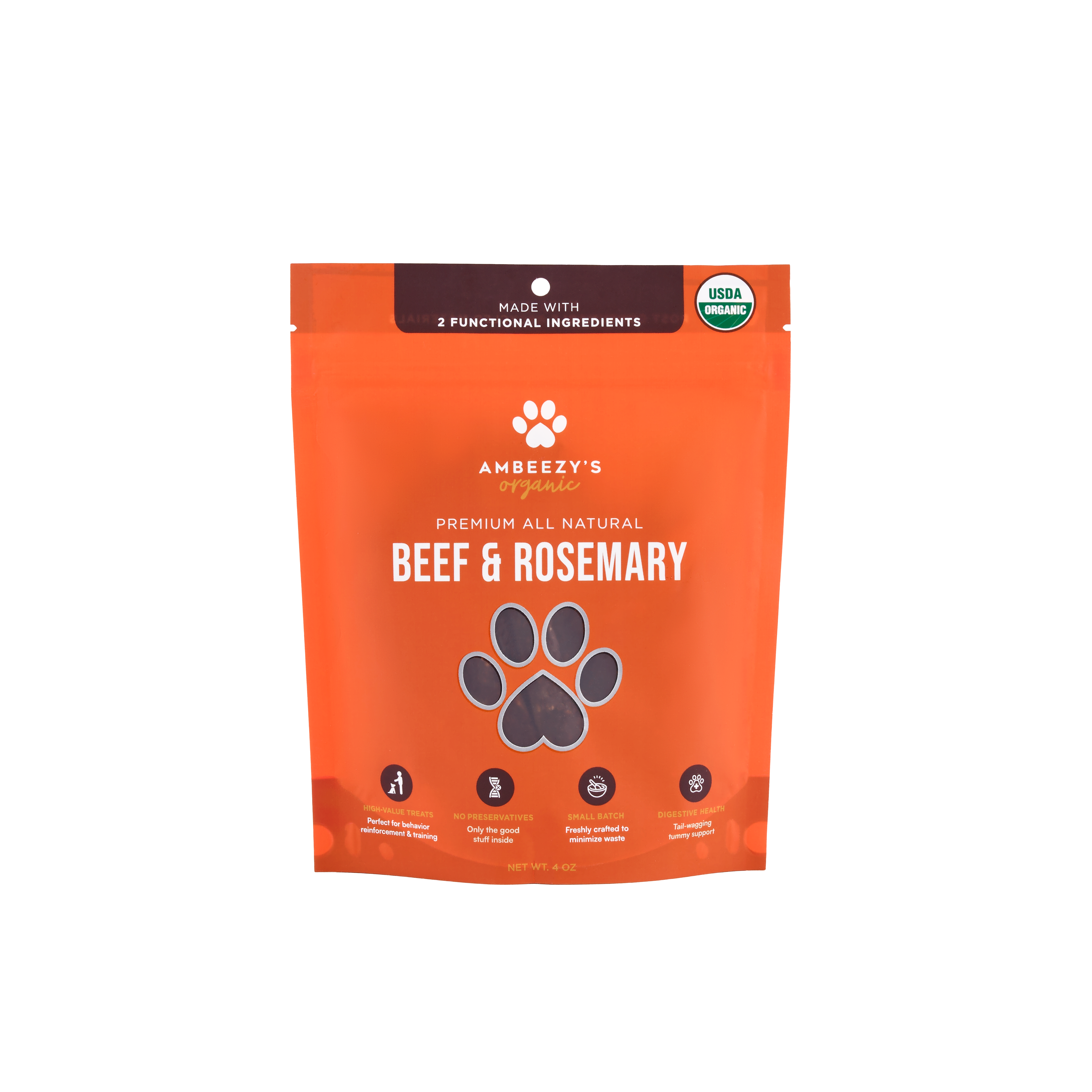 Organic Beef & Rosemary Jerky-Ambeezy's Organic