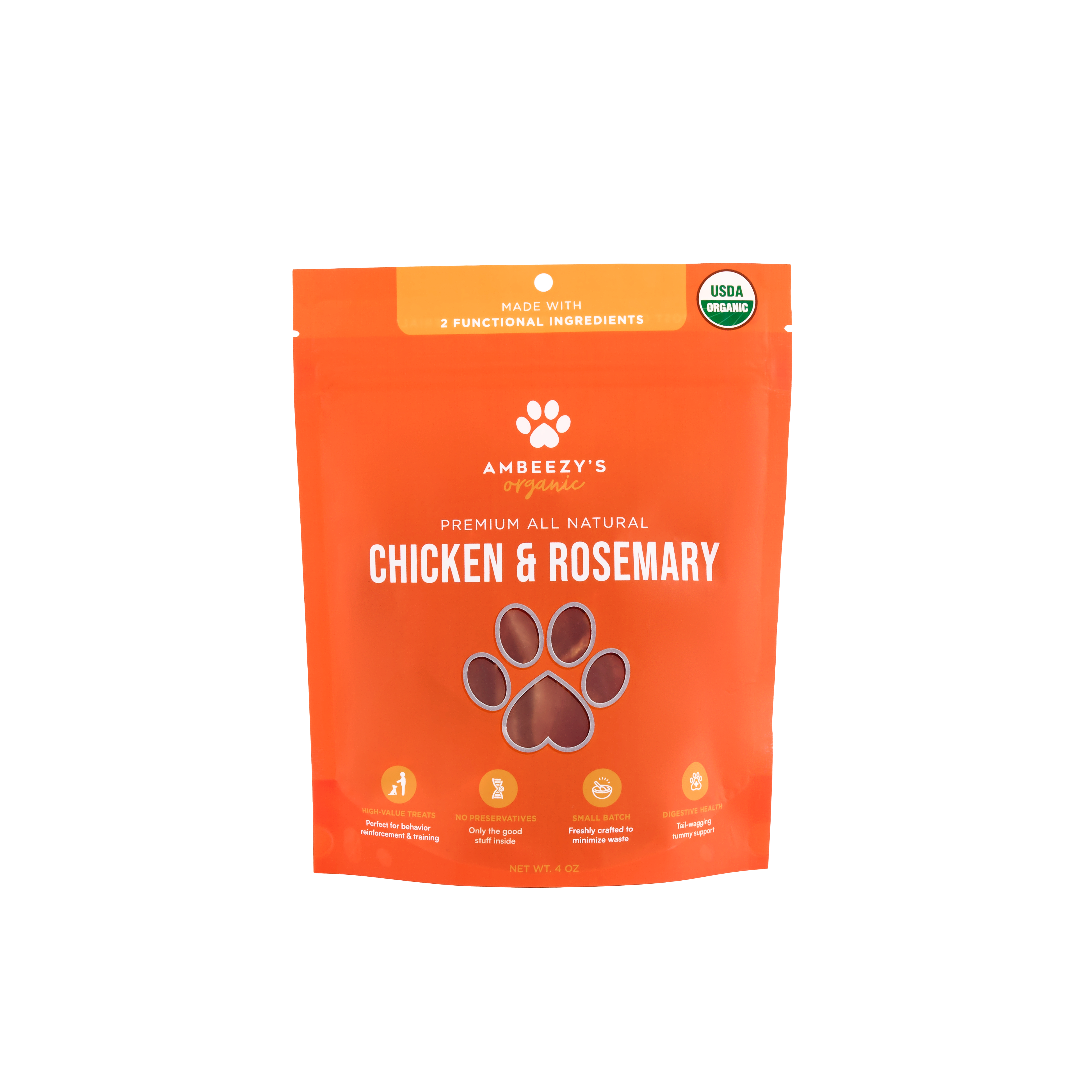Organic Chicken & Rosemary Jerky-Ambeezy's Organic