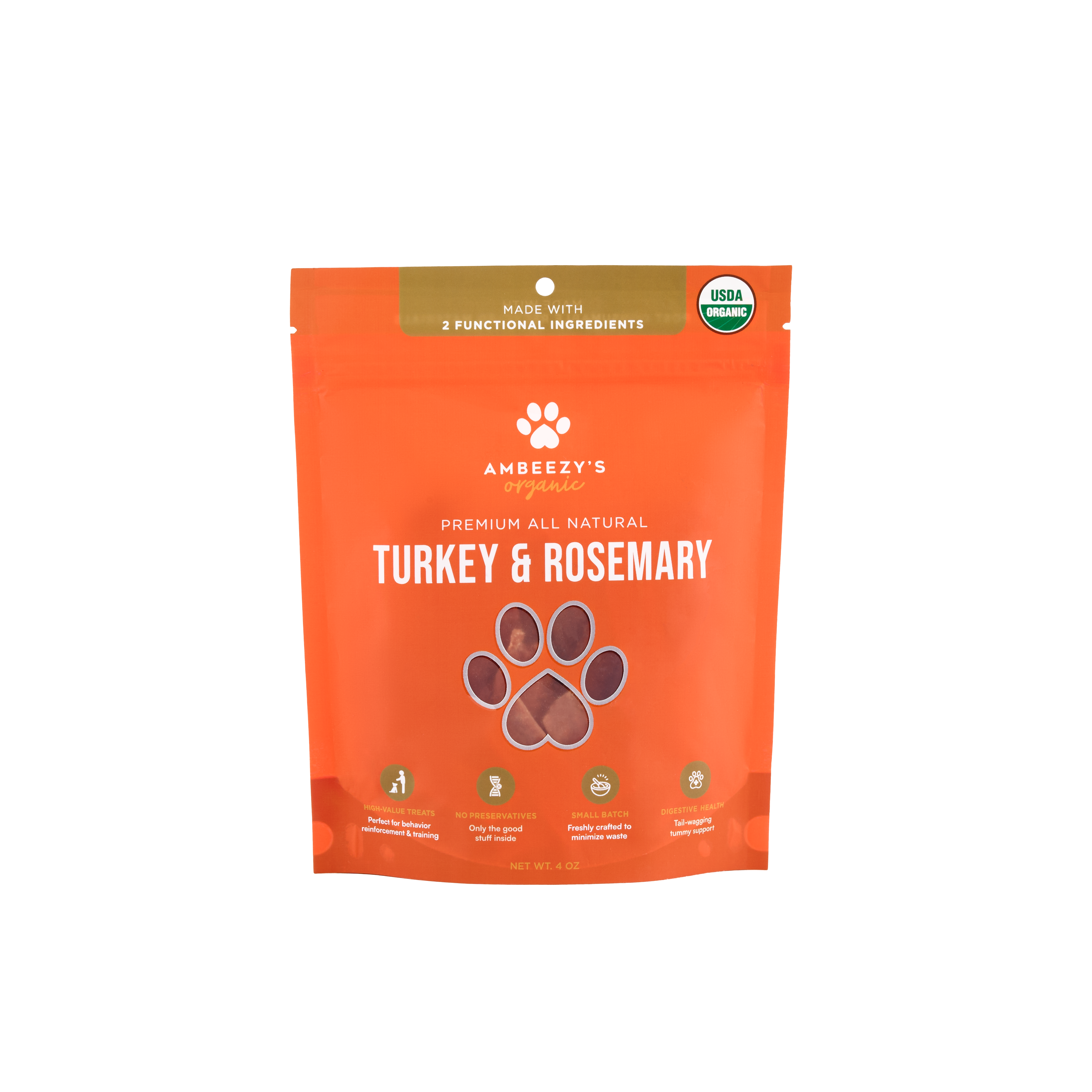 Organic Turkey & Rosemary Jerky-Ambeezy's Organic