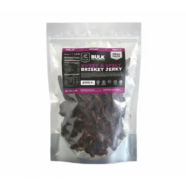 BULK Sweet & Spicy Brisket Beef Jerky