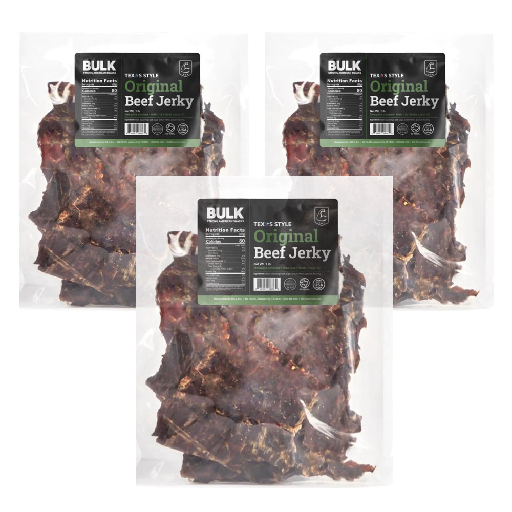 Texas Style Sugar Free Slabs Original Beef Jerky