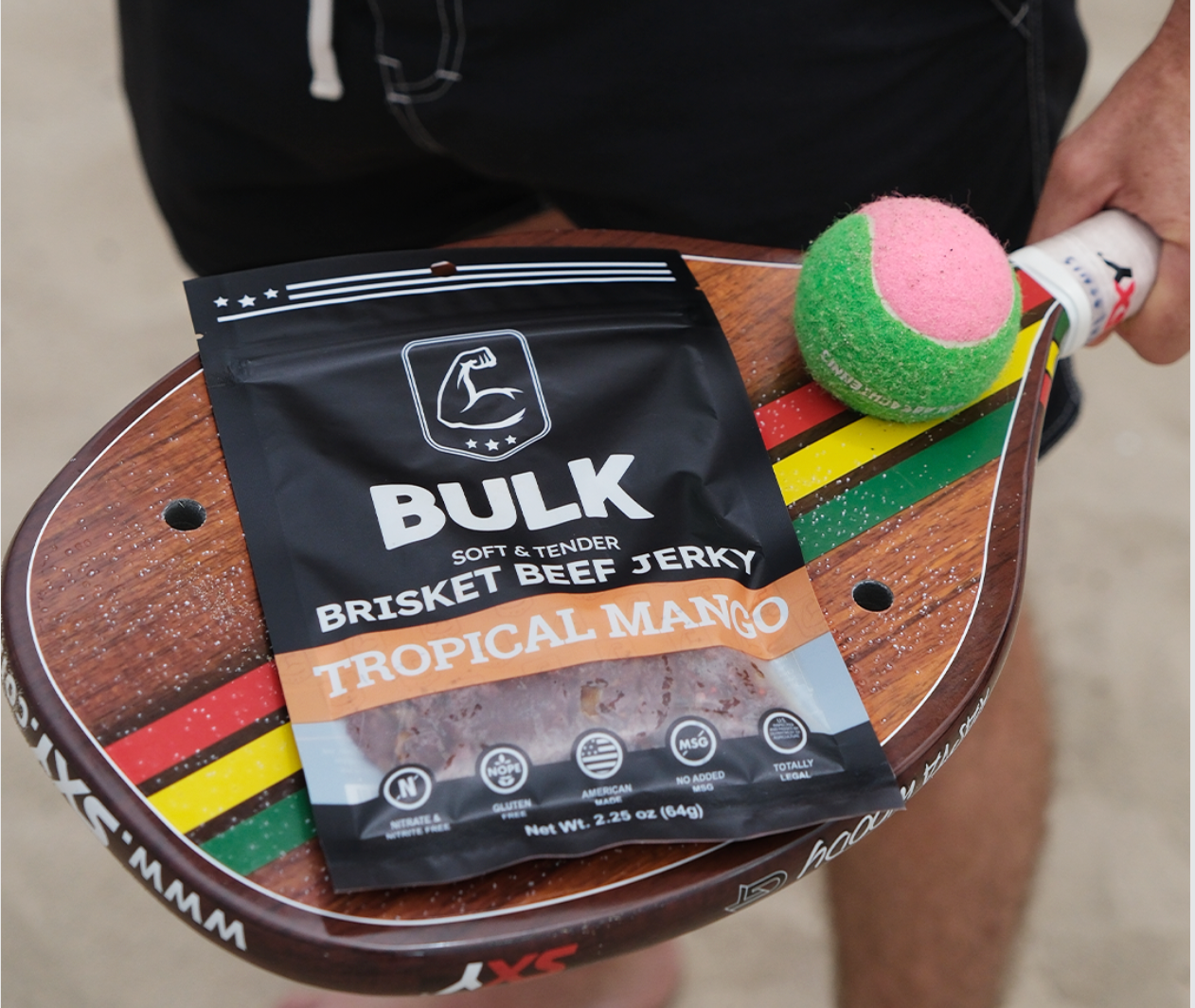 Bulk Tropical Mango Brisket Beef Jerky (2.25 oz 12-pack)