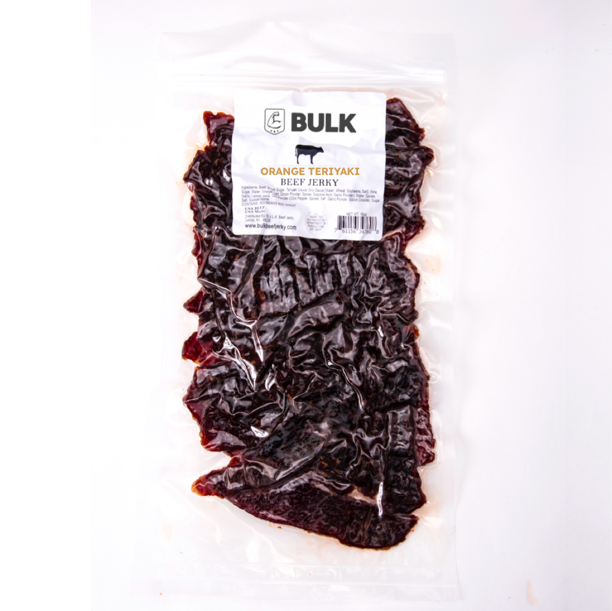 Nevada Orange Teriyaki Jerky - BULK JERKY