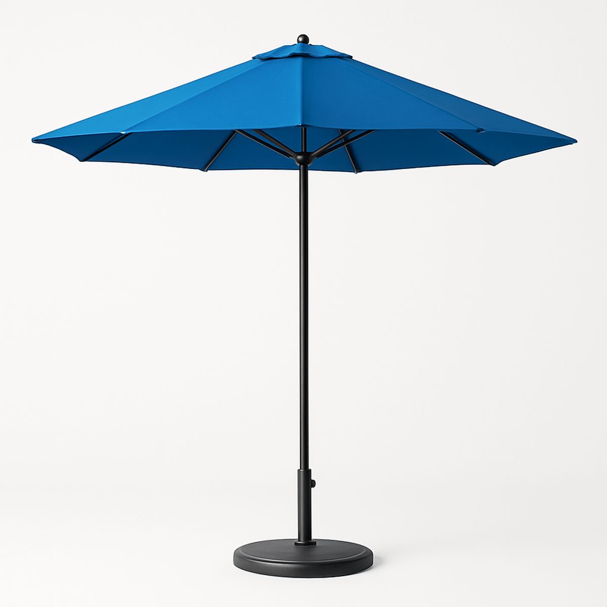 Outdoor Patio Umbrella Aluminium Frame Blue 270cm