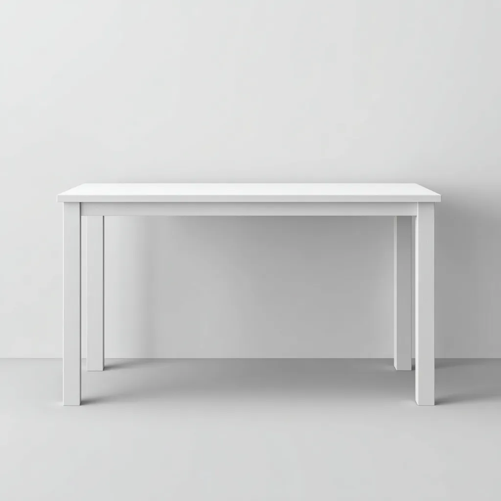 Bureau-MDF-120x60x75 cm-Blanc-Style Moderne-Luxeare