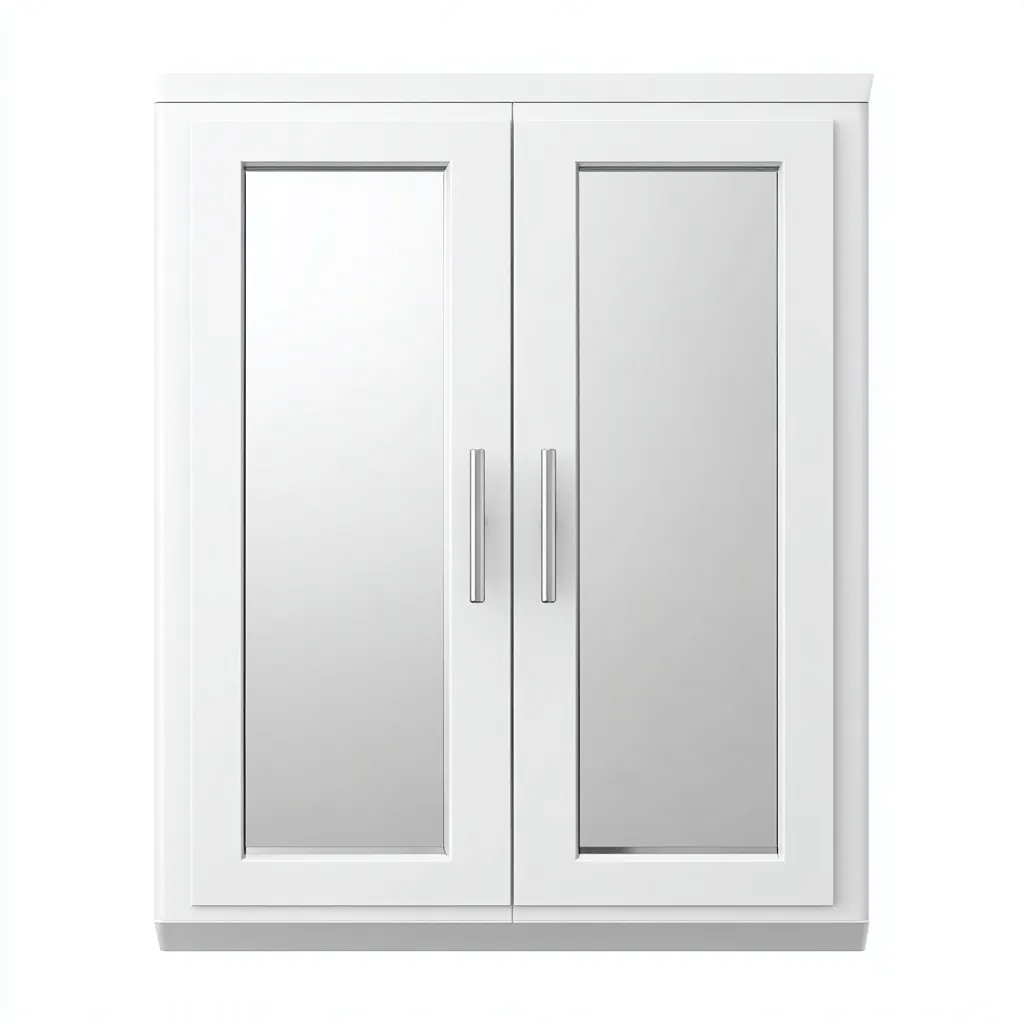 Rangement de salle de bain-bois-verre-60x18x70 cm-blanc-design moderne-Luxeare