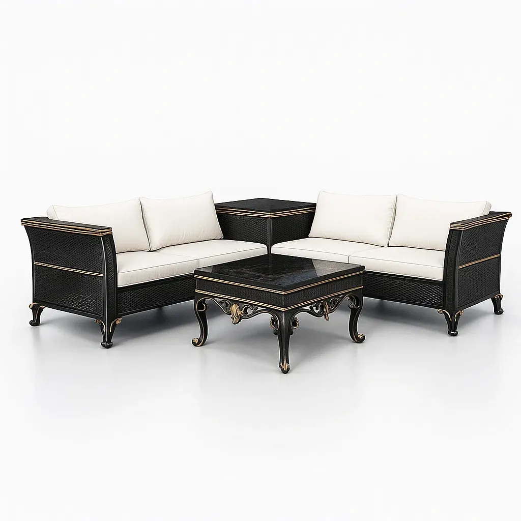 Mobilier de jardin,Ensemble de canapé d’extérieur