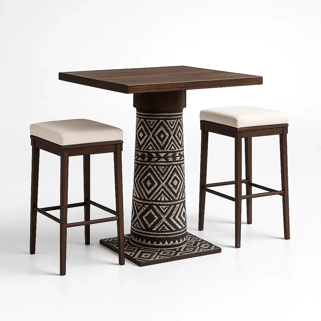 Mobilier de bar,Ensemble table et chaises de bar