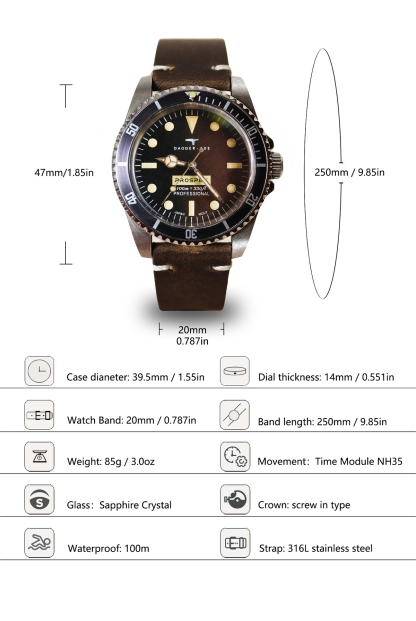 Dagger-Axe DG-B1228C (Vintage-Inspired)