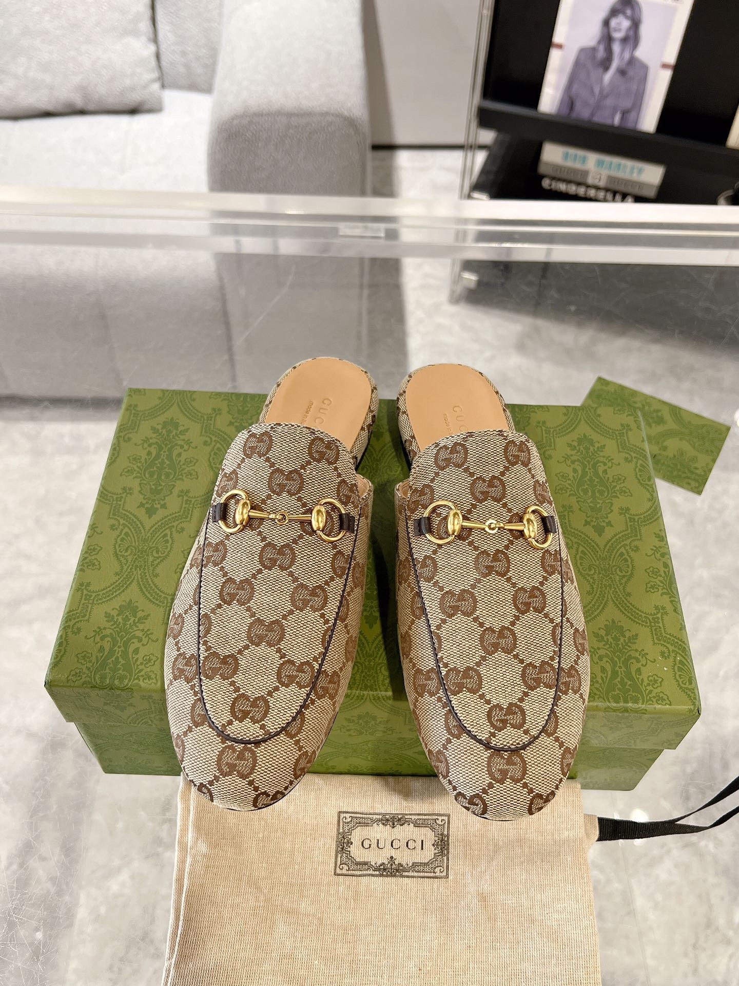 Gucci Princetown GG Canvas Loafer