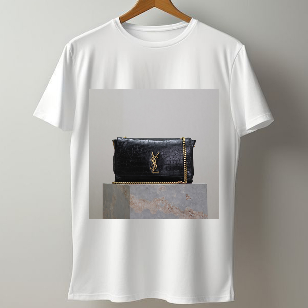 Saint LaurenX Kate Medium Reversible-Croc-Embossed-CrossbodyBag