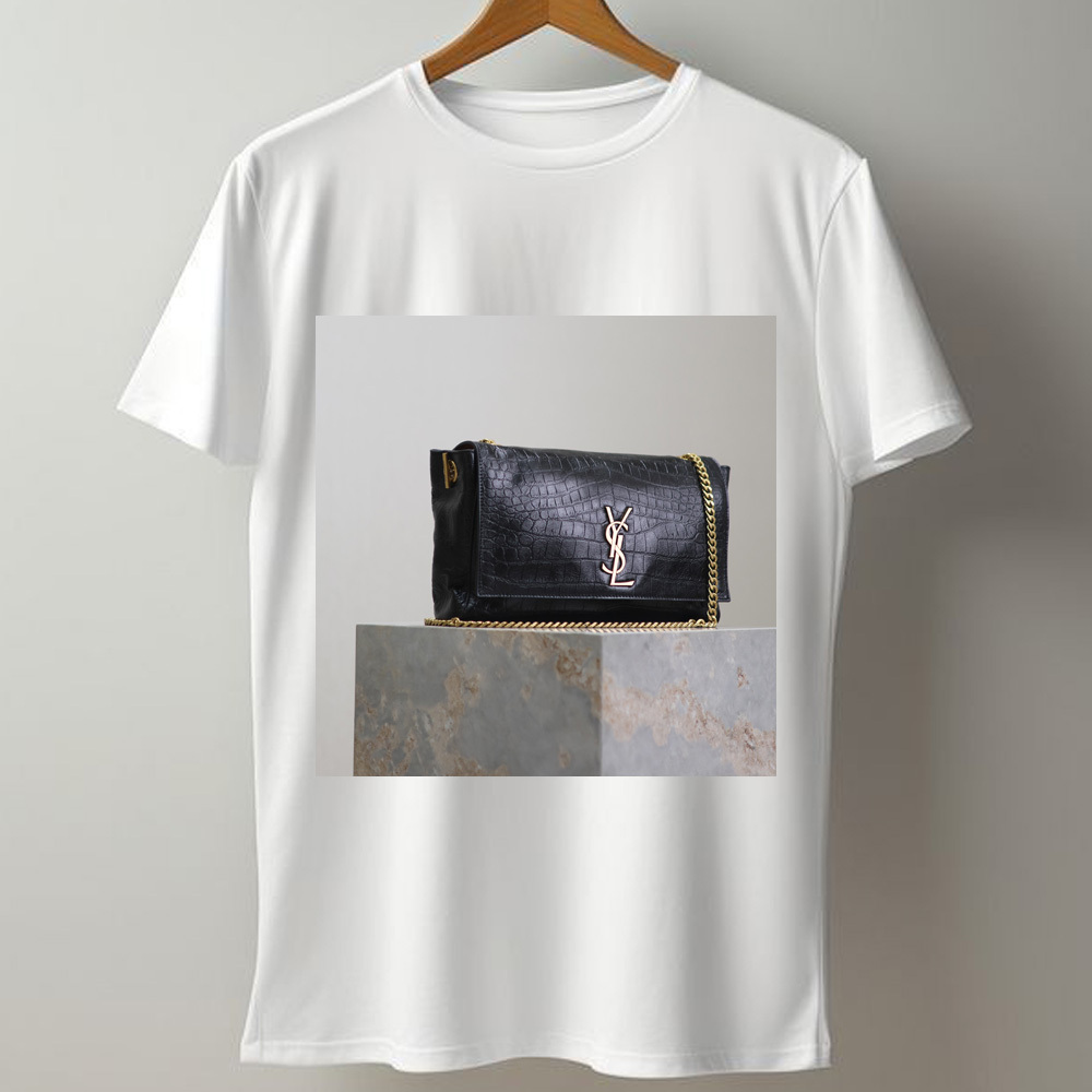 Saint LaurenX Kate Medium Reversible-Croc-Embossed-CrossbodyBag