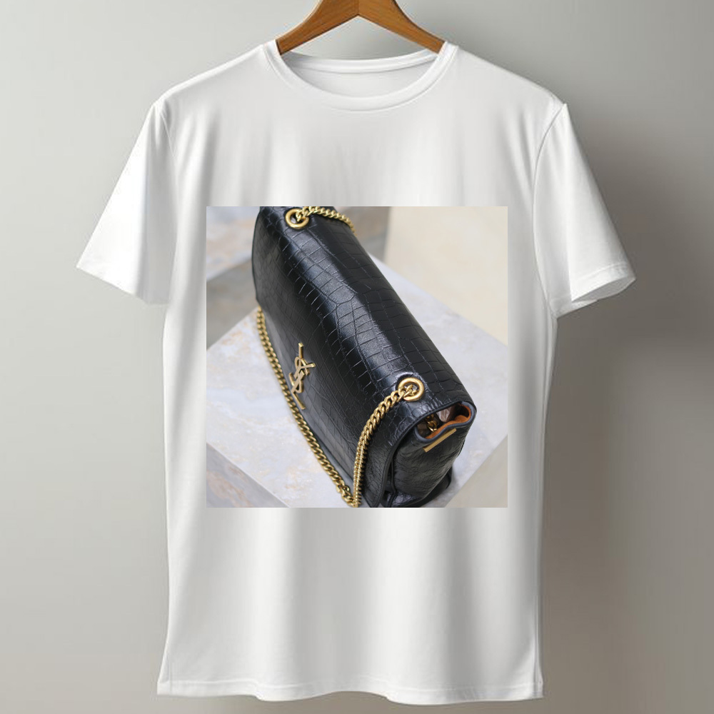 Saint LaurenX Kate Medium Reversible-Croc-Embossed-CrossbodyBag