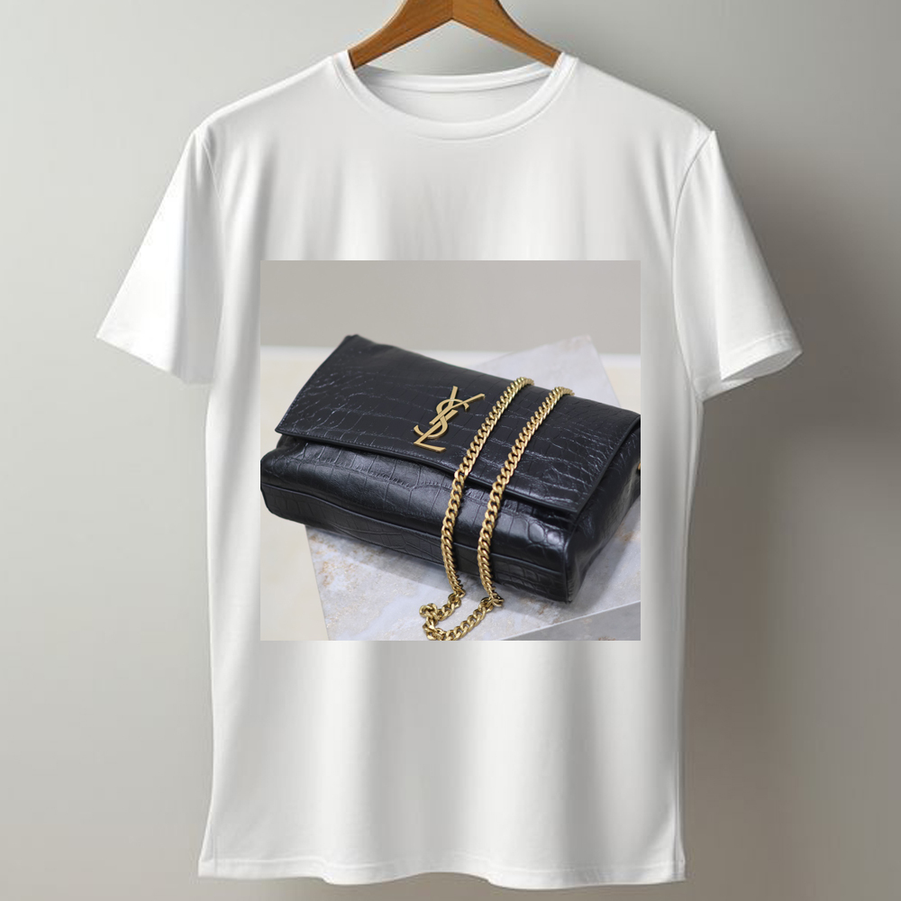 Saint LaurenX Kate Medium Reversible-Croc-Embossed-CrossbodyBag