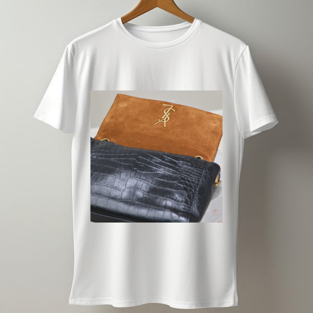 Saint LaurenX Kate Medium Reversible-Croc-Embossed-CrossbodyBag