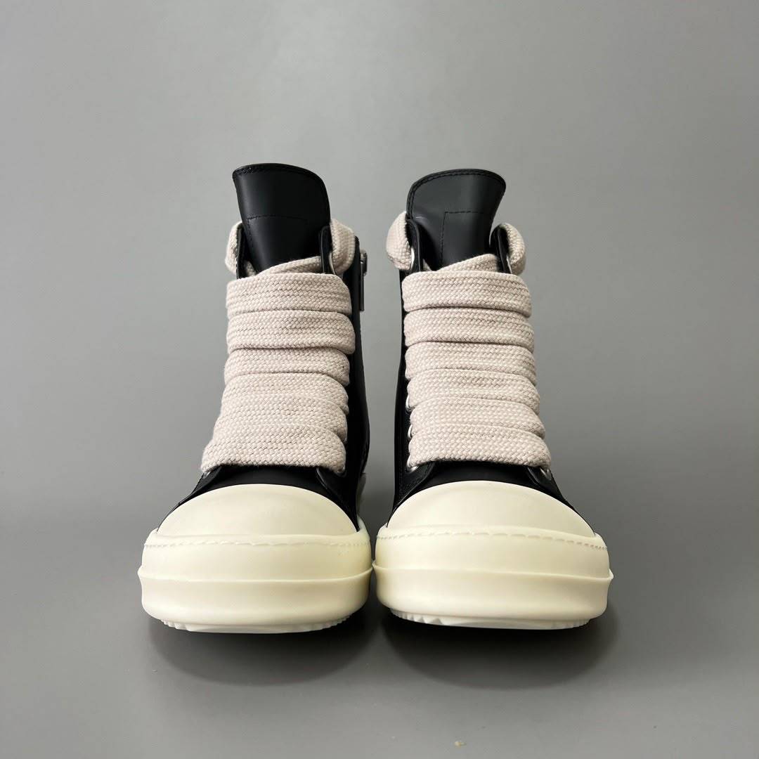 Rick Owens Black Temple Jumbolace Sneakers