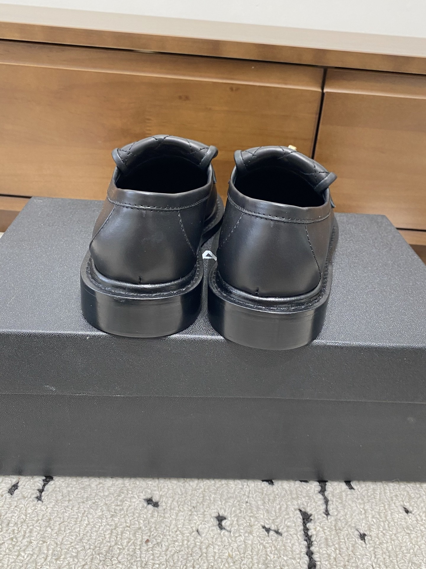 CHANEL NEW TAGS CLASSIC BLACK LOAFERS