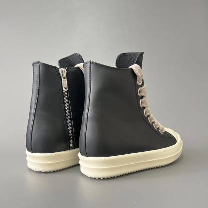 Rick Owens Black Temple Jumbolace Sneakers