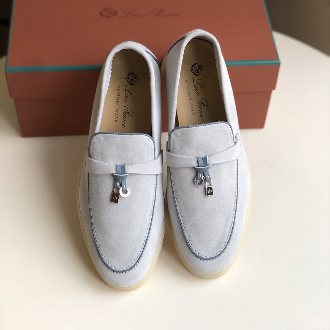 LP Loafer Shoes Summer Walk (Women) Water Blue Gray