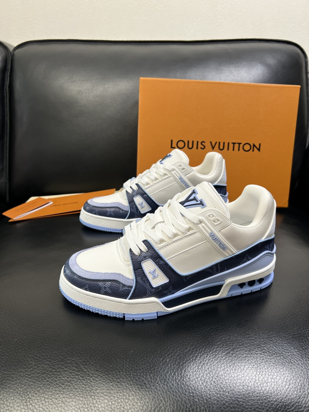 LX Trainer Sneakers (Blue/White)