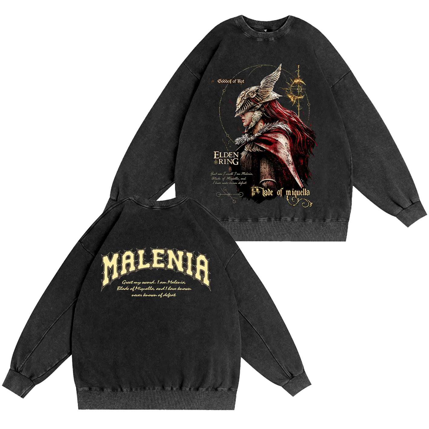 Elden Ring Malenia Oversized T-shirt/Crewneck/Hoodie