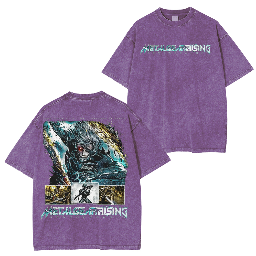Metal Gear Rising vintage Unisex Washed T-Shirt