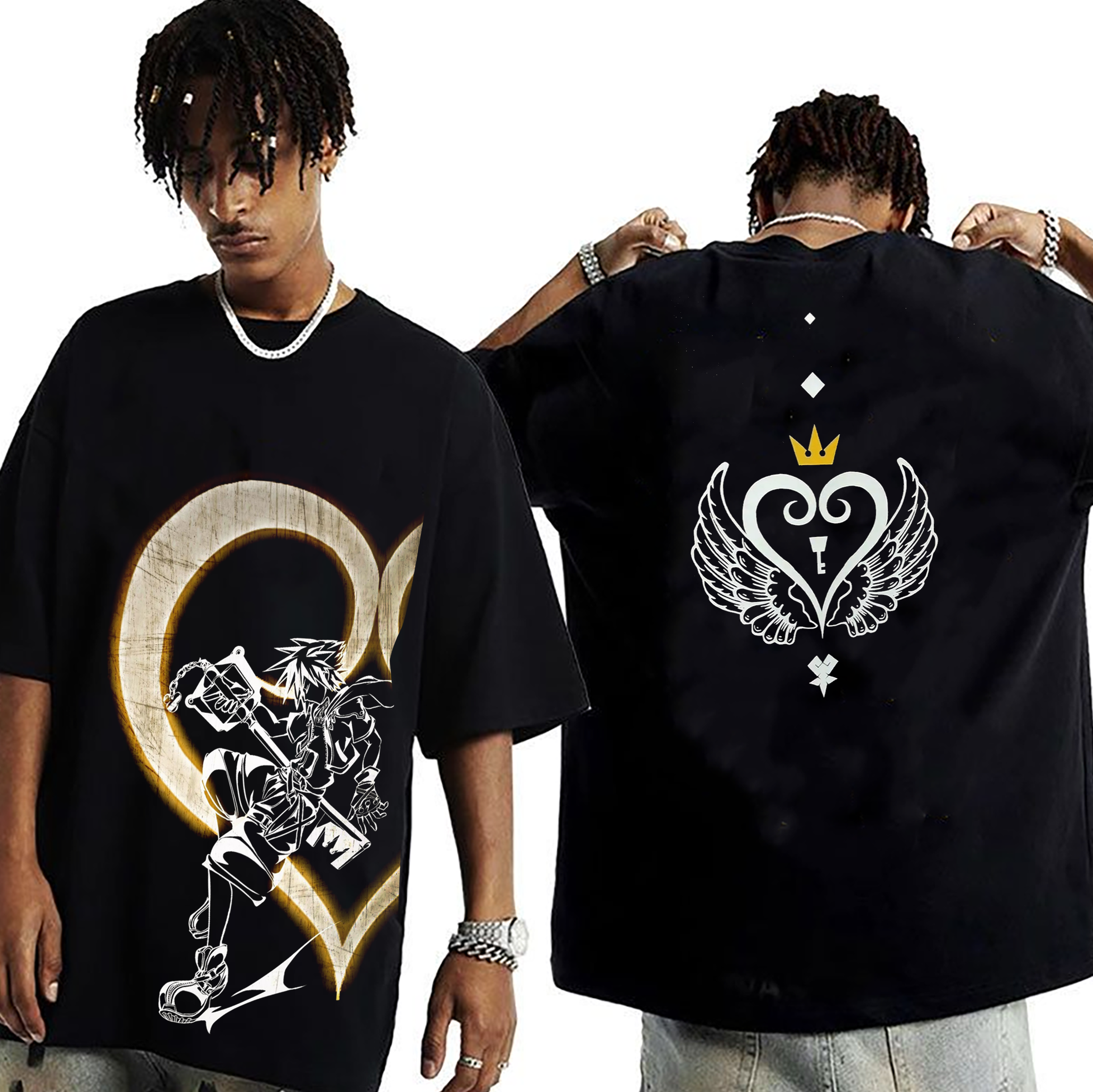 Sora,Kingdom Hearts Oversized T-shirt/Crewneck/Hoodie