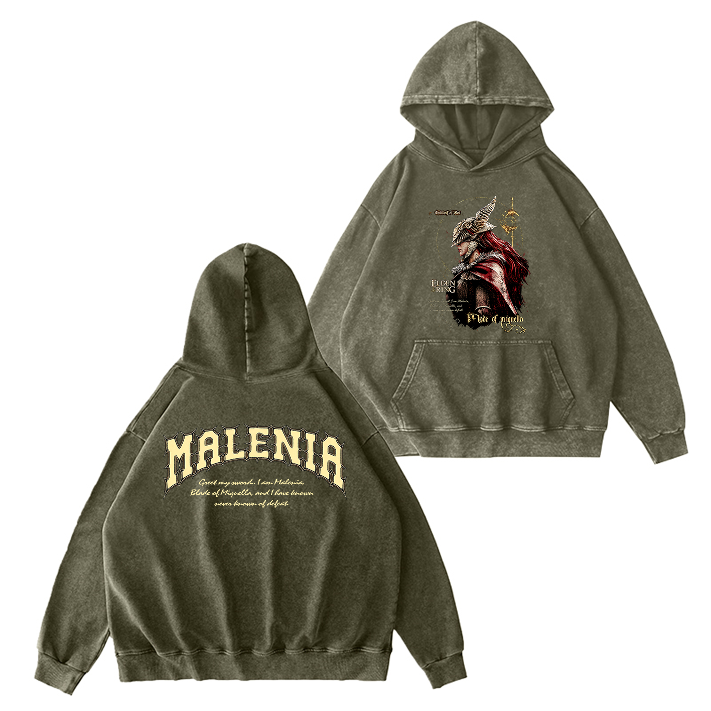 Elden Ring Malenia Oversized T-shirt/Crewneck/Hoodie
