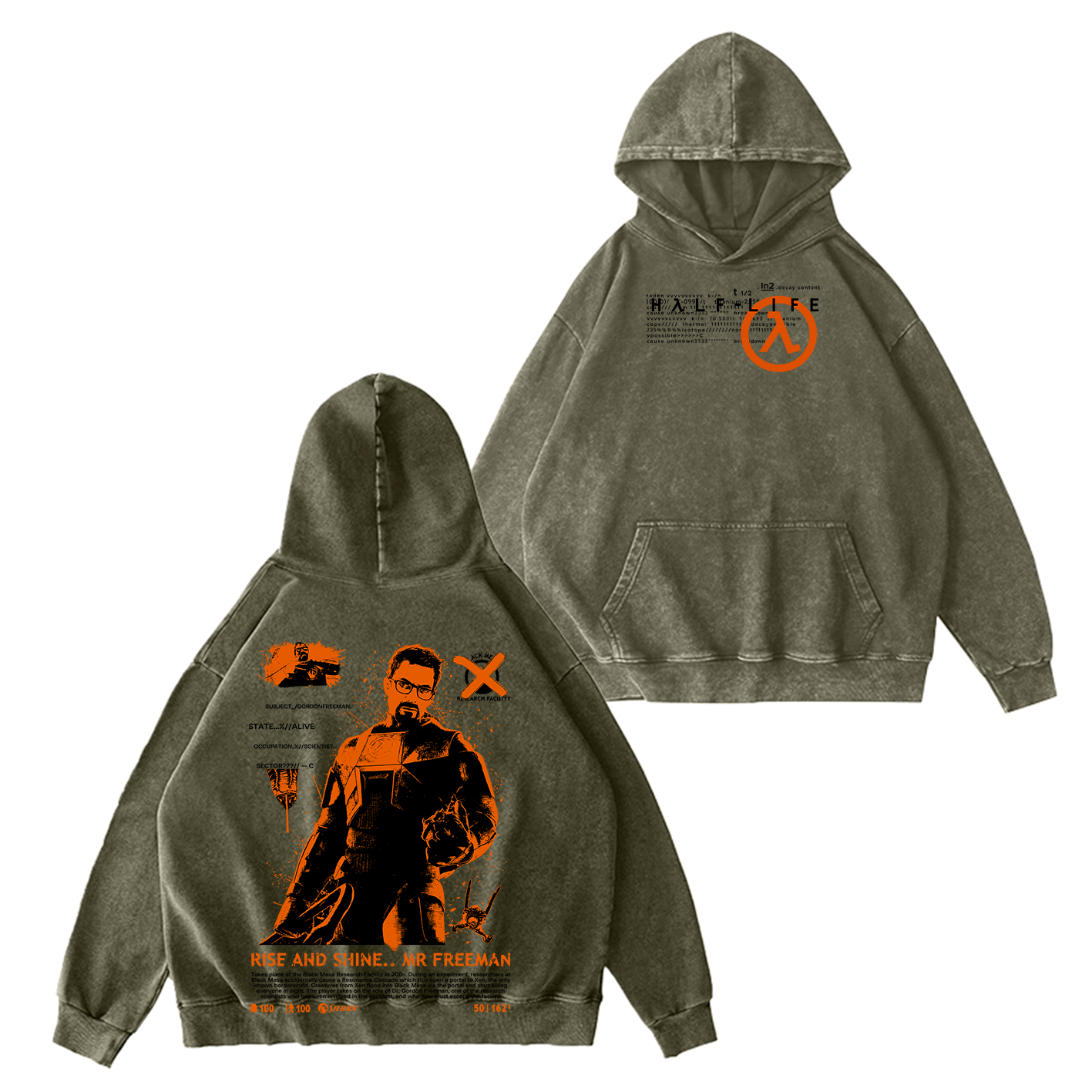 Half Life Oversized T-shirt/Crewneck/Hoodie
