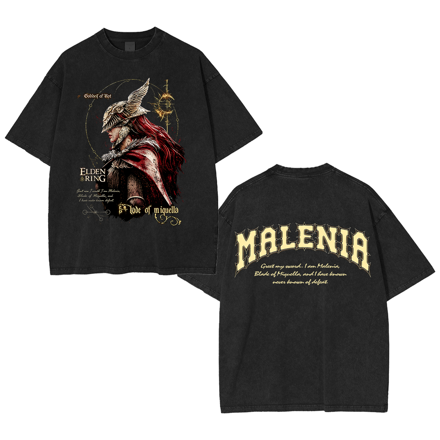 Elden Ring Malenia Oversized T-shirt/Crewneck/Hoodie