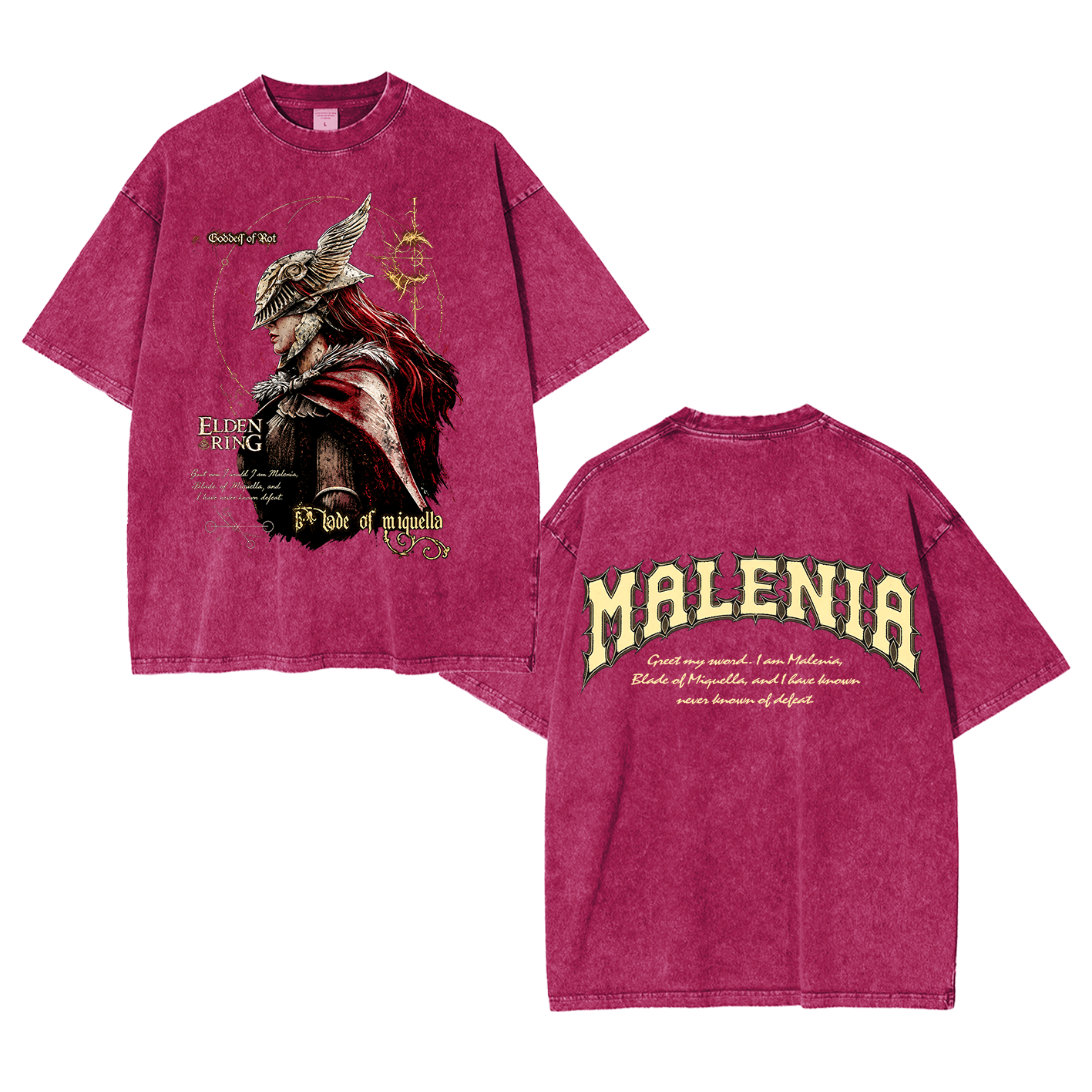 Elden Ring Malenia Oversized T-shirt/Crewneck/Hoodie