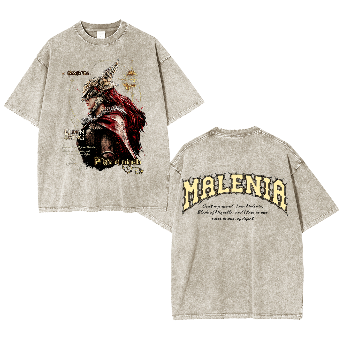 Elden Ring Malenia Oversized T-shirt/Crewneck/Hoodie