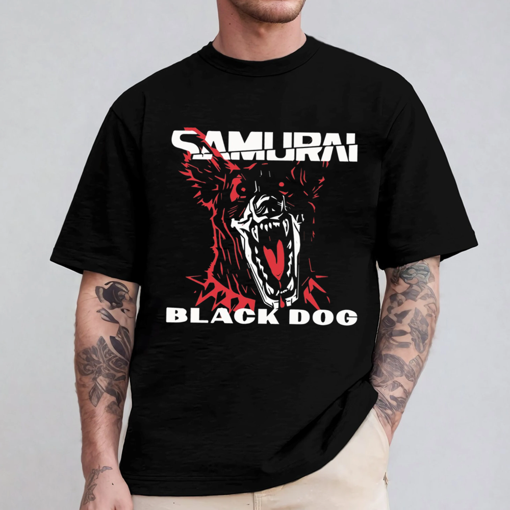 Samurai Black dog T-Shirt