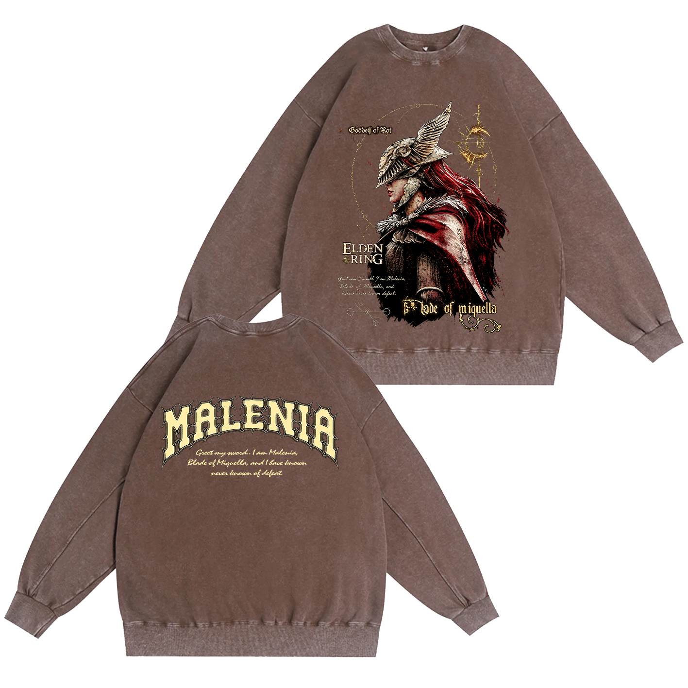 Elden Ring Malenia Oversized T-shirt/Crewneck/Hoodie