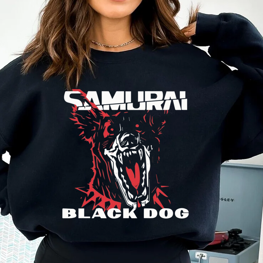 Samurai Black dog T-Shirt