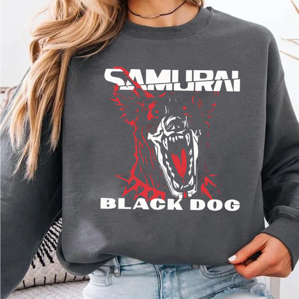 Samurai Black dog T-Shirt