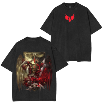 Warhammer 40k Blood Angel Vintage Unisex Washed T-Shirt