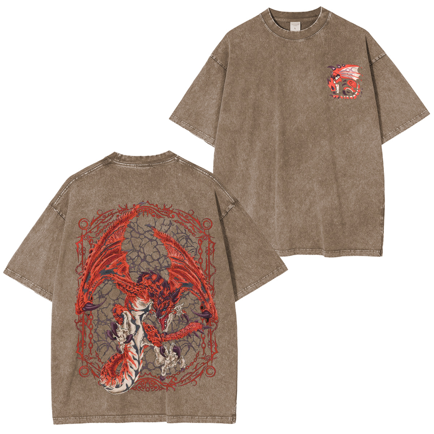 Rathalos the King of the Skies Unisex Washed T-Shirt
