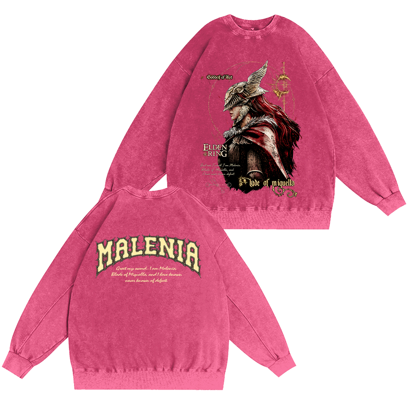 Elden Ring Malenia Oversized T-shirt/Crewneck/Hoodie
