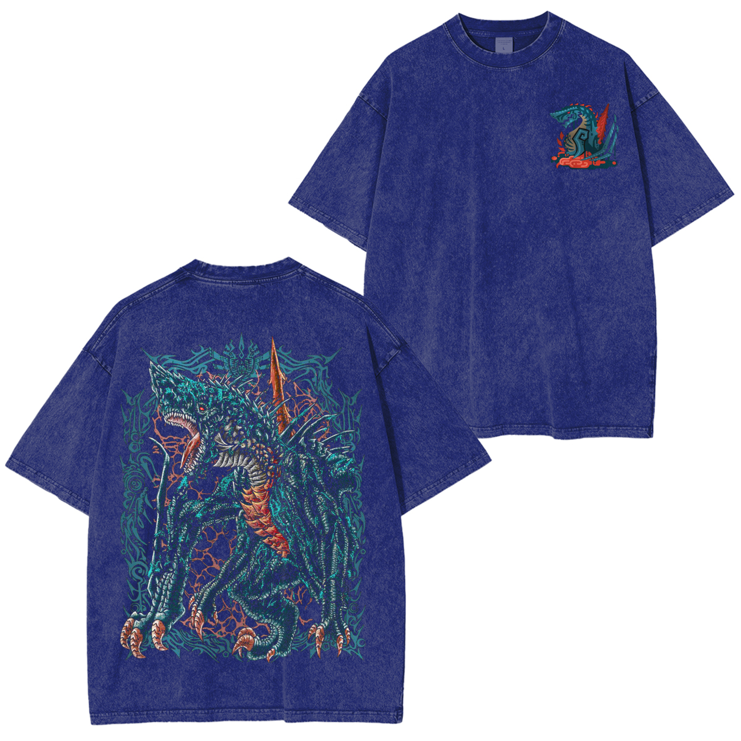 Gogmazios the Tar Dragon  Unisex Washed T-Shirt