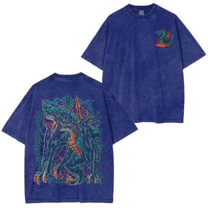 Gogmazios the Tar Dragon  Unisex Washed T-Shirt