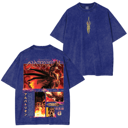 Alatreon,Monster Hunter Unisex Washed T-Shirt
