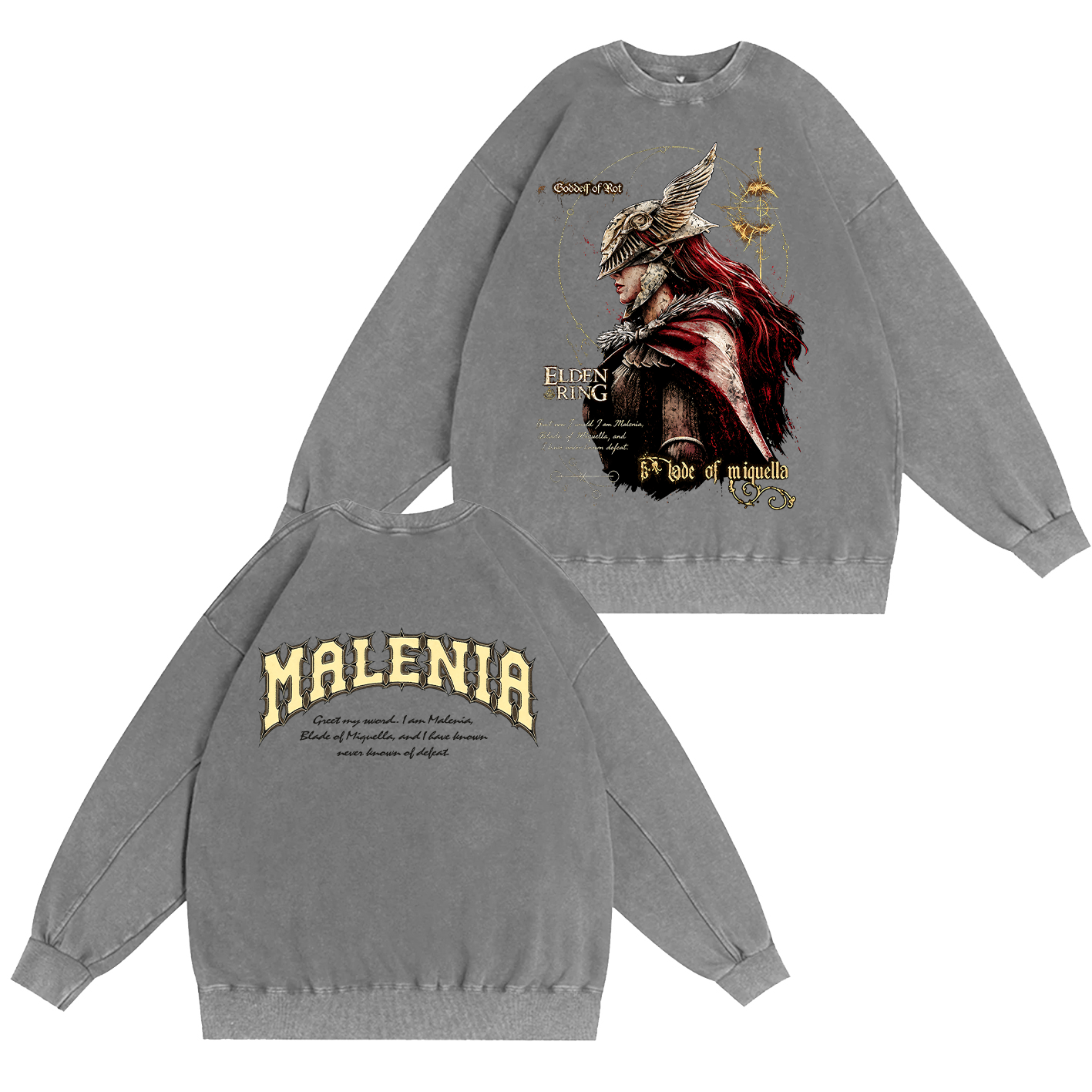 Elden Ring Malenia Oversized T-shirt/Crewneck/Hoodie