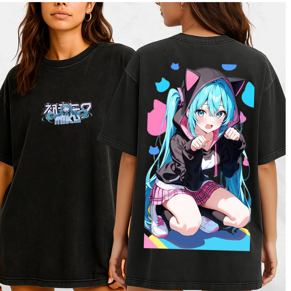 Hatsune Miku Vintage Washed T-Shirt