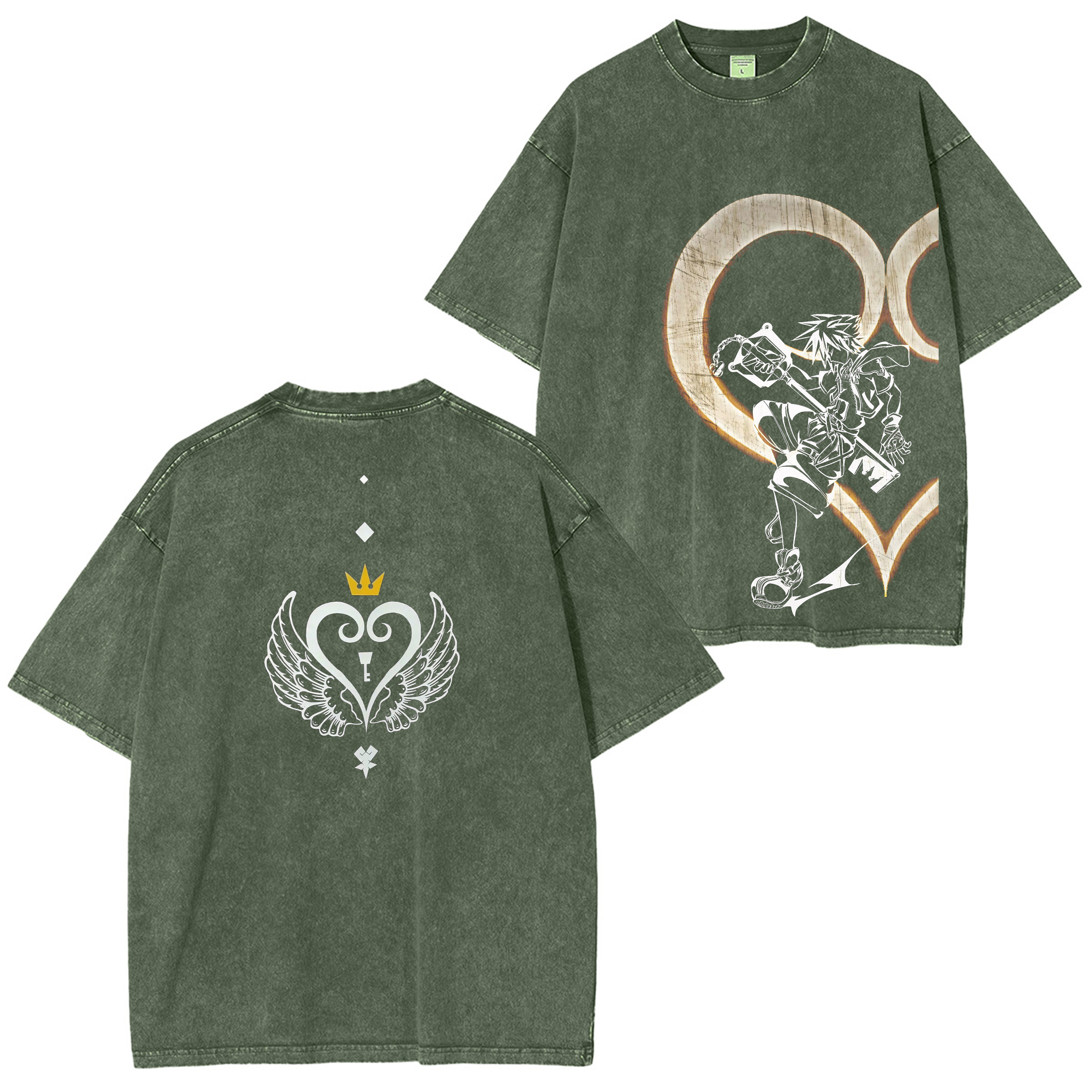 Sora,Kingdom Hearts Oversized T-shirt/Crewneck/Hoodie