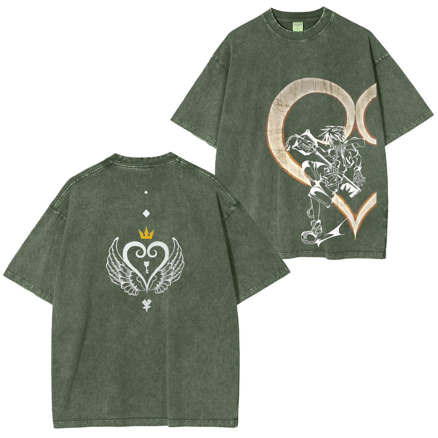 Sora,Kingdom Hearts Oversized T-shirt/Crewneck/Hoodie