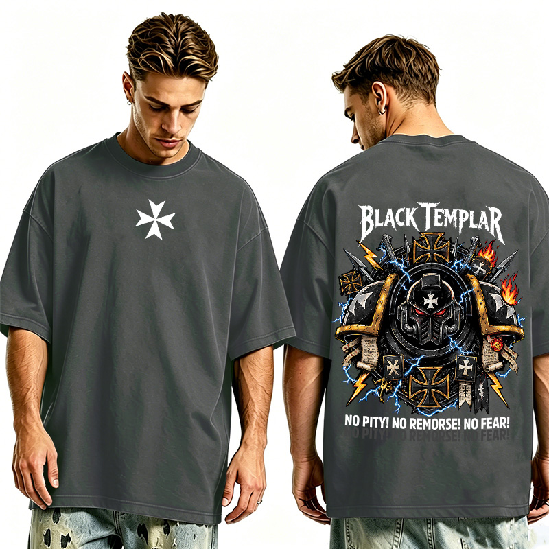 Black Templars "No Pity" Oversized T-shirt/Crewneck/Hoodie