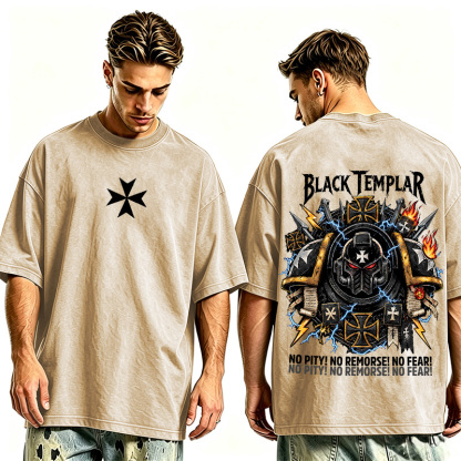 Black Templars "No Pity" Oversized T-shirt/Crewneck/Hoodie