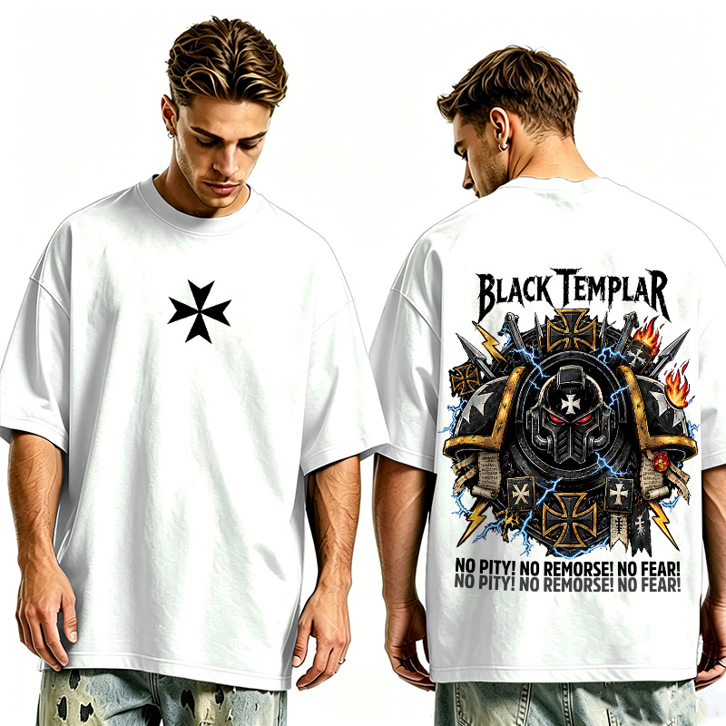 Black Templars "No Pity" Oversized T-shirt/Crewneck/Hoodie